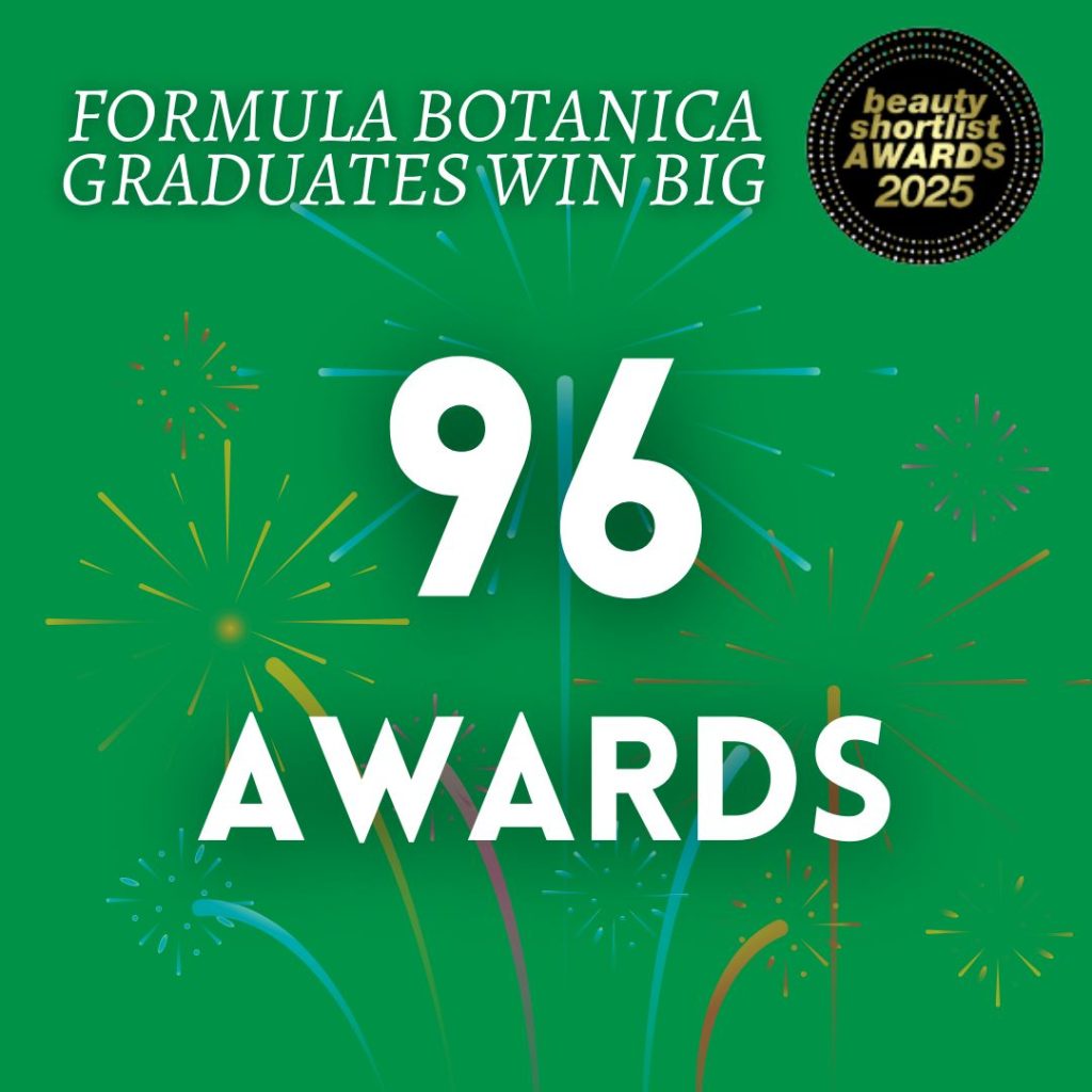 FORMULA BOTANICA GRADUATES WIN 96 AWARDS AT THE BEAUTY SHORTLIST AWARDS 2025