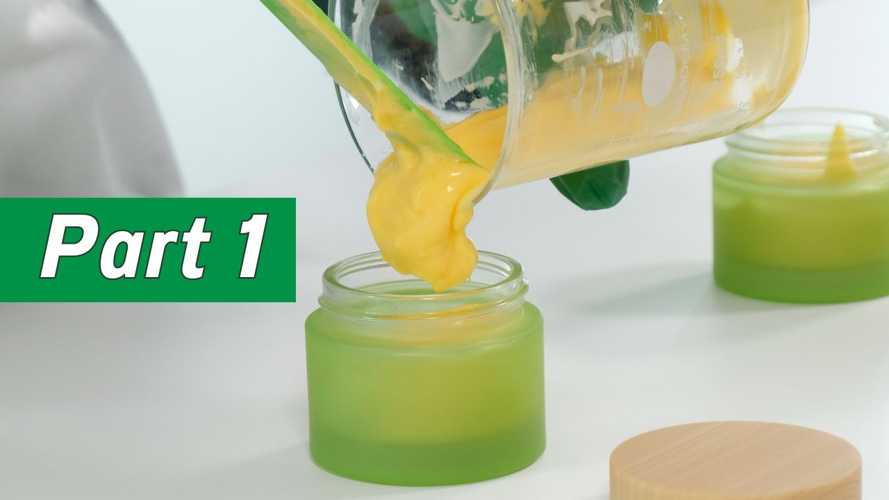 Formulating a botanical face cream
