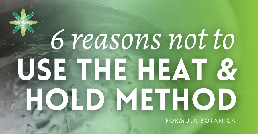 2015-12 Reasons not to use the heat and hold method