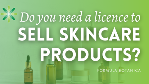 Do you need a licence to sell skincare products?