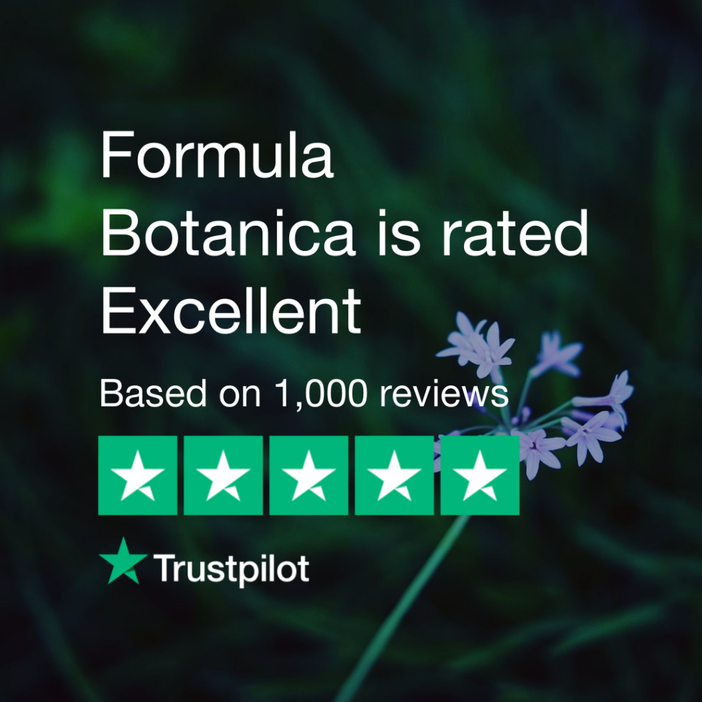 Formula Botanica on Trustpilot