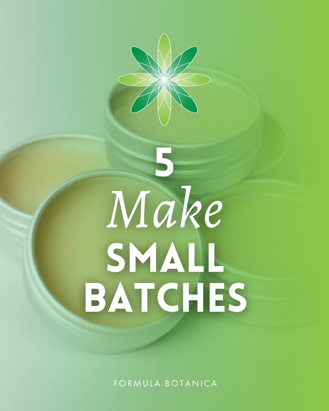 small batch homemade skincare